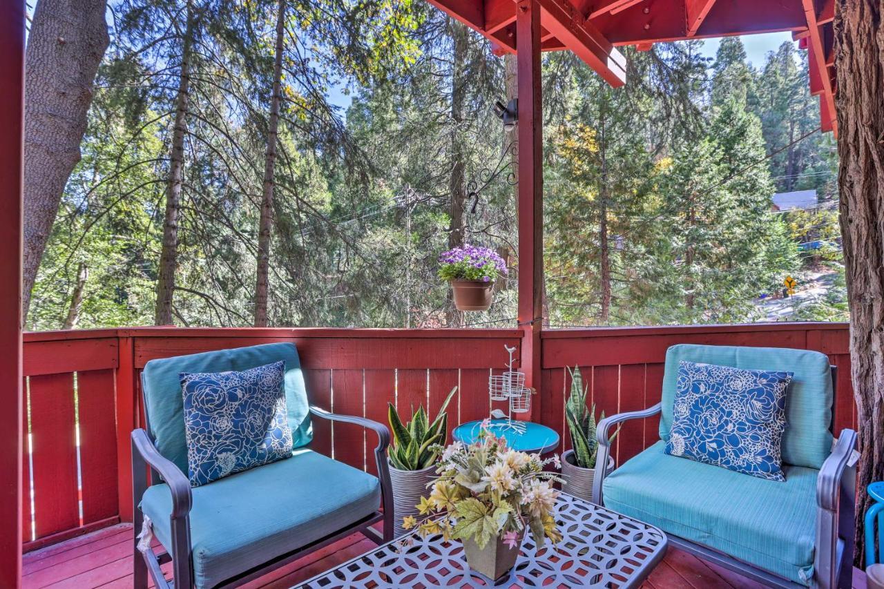 Boho Crestline Cabin, 1 Mile To Lake Gregory! Exterior foto